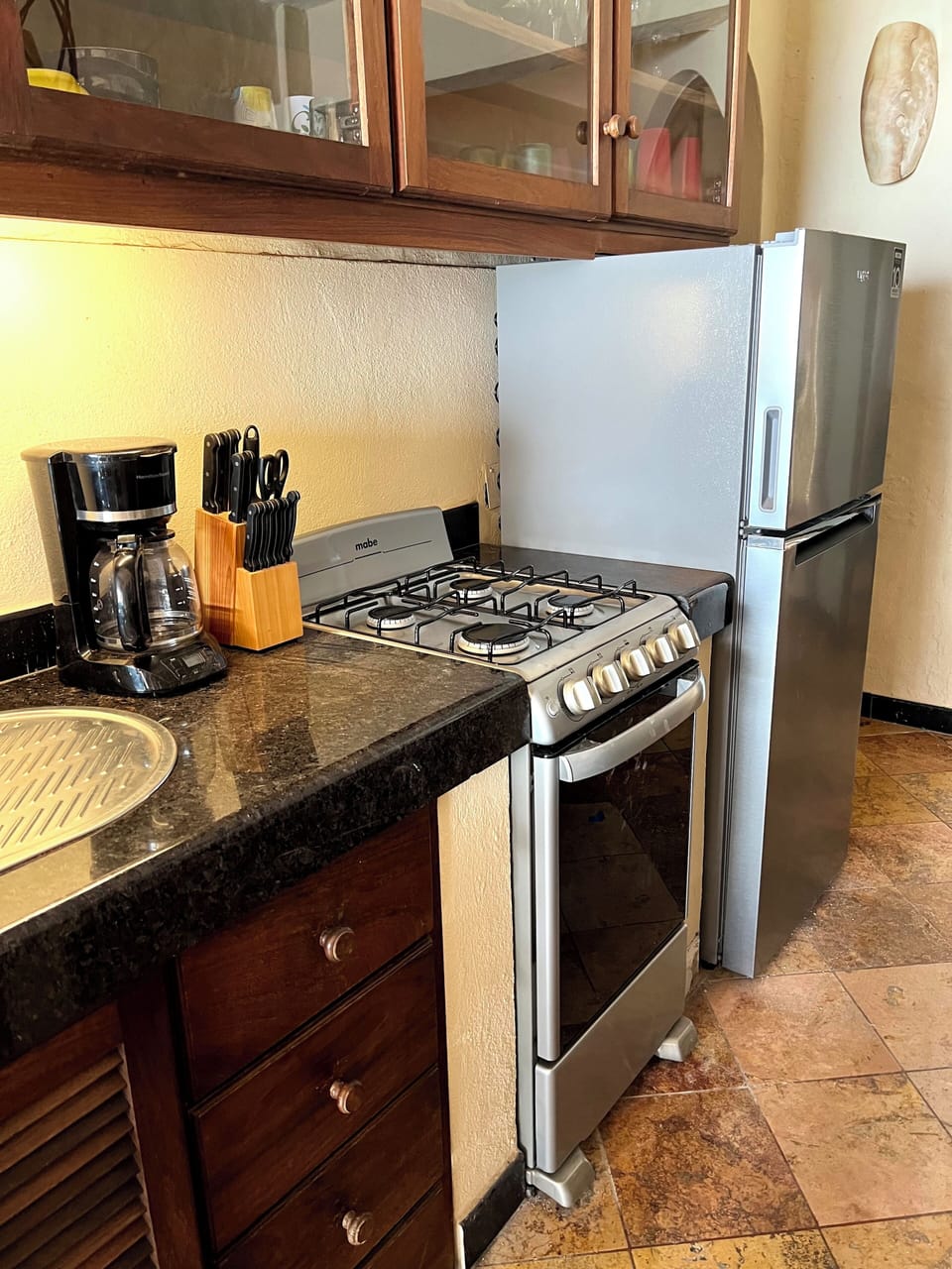 Brand new stainless steel range and refrigerator 
