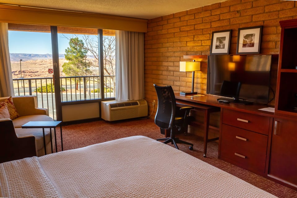 In-room safe, desk, iron/ironing board, free cribs/infant beds