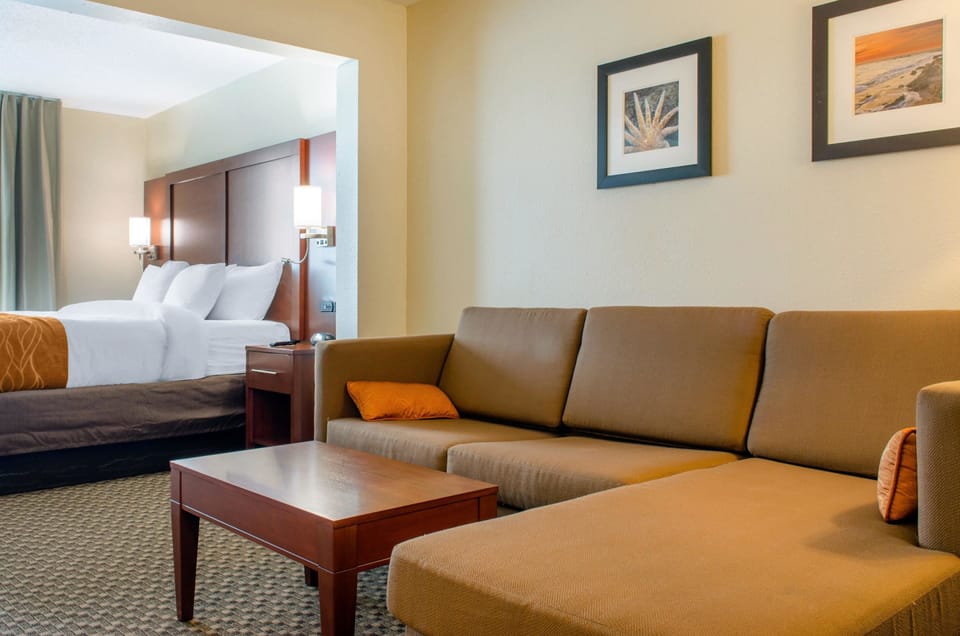 Suite, 1 King Bed, Non Smoking | In-room safe, desk, iron/ironing board, cribs/infant beds