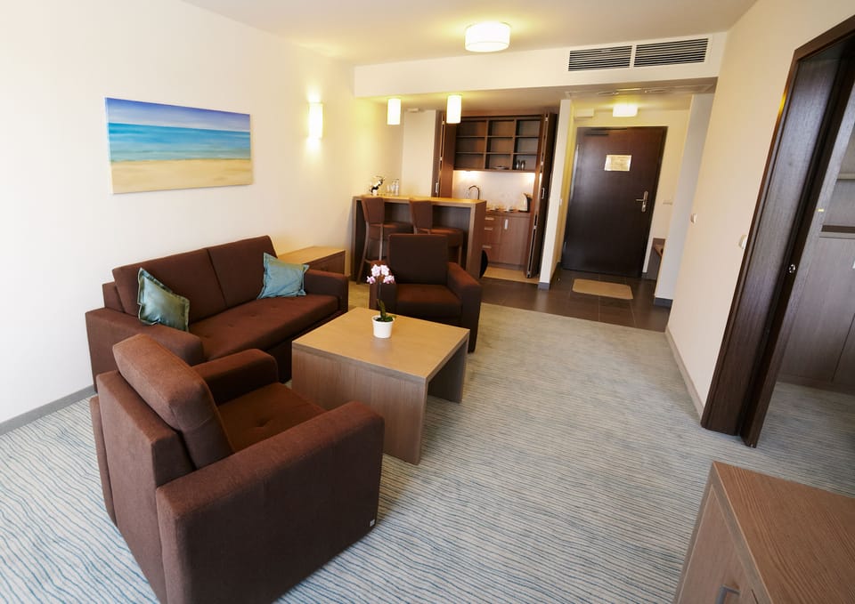 Comfort Apartment, 1 Bedroom, Terrace | Private kitchenette | Mini-fridge, coffee/tea maker, electric kettle