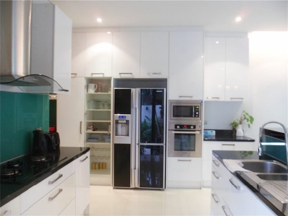Villa, 3 Bedrooms, Private Pool | Private kitchen | Fridge, microwave, oven, stovetop