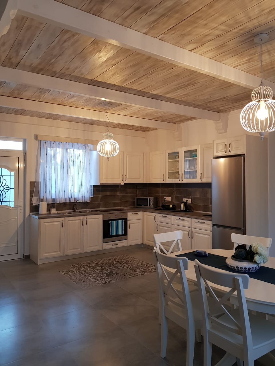 Villa, Private Pool, Sea View | Private kitchen | Fridge, microwave, oven, stovetop