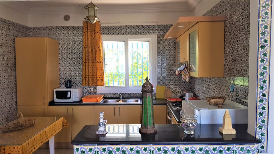 Comfort Apartment, 3 Bedrooms, Terrace, Beachside | Private kitchen | Full-size fridge, oven, stovetop, toaster