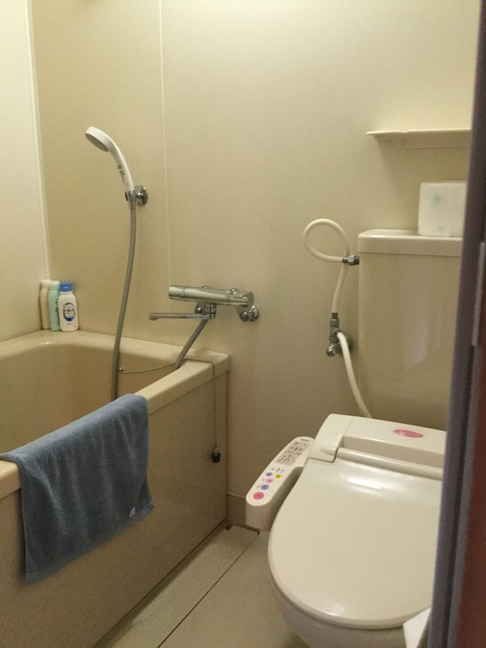 Free toiletries, hair dryer (on request), slippers, electronic bidet