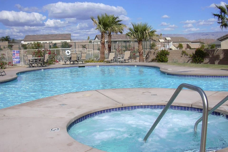 Pool one just across the street from our lovely home!