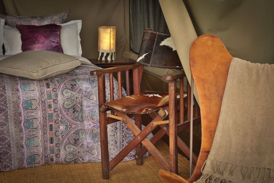 Desk, blackout drapes, bed sheets