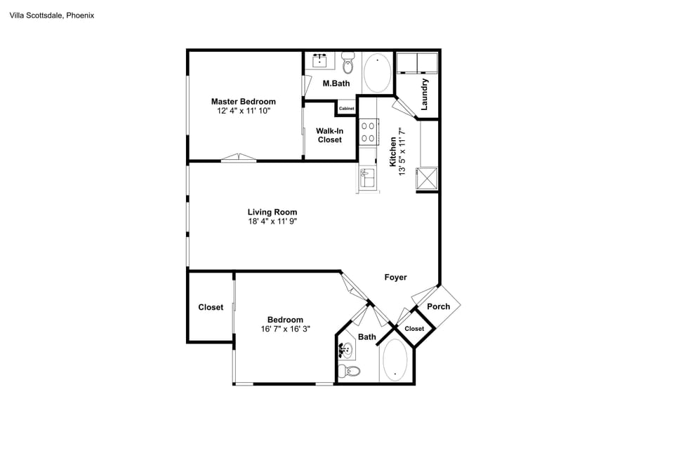 Condo, 2 Bedrooms | Floor plan