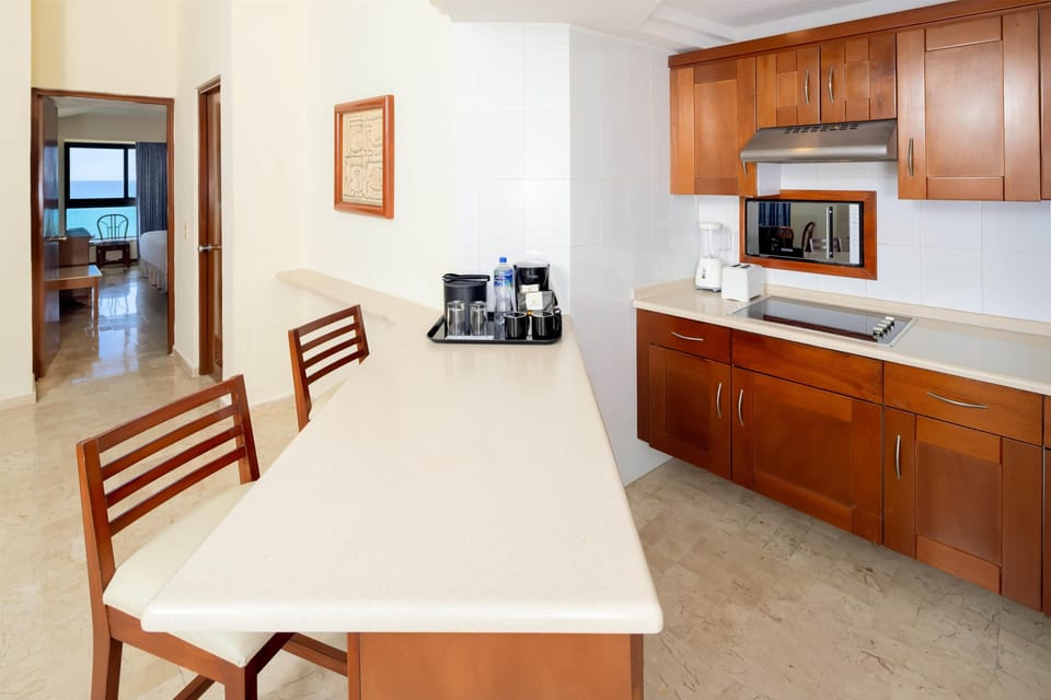 Family Room, Oceanfront (Premium Level) | Private kitchenette | Coffee/tea maker
