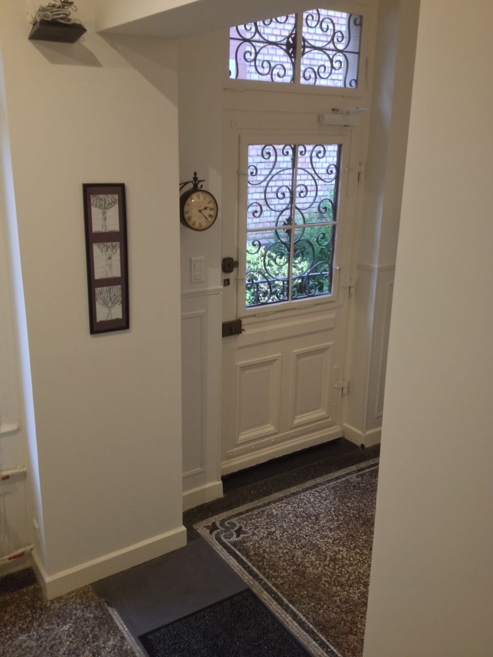 Interior entrance