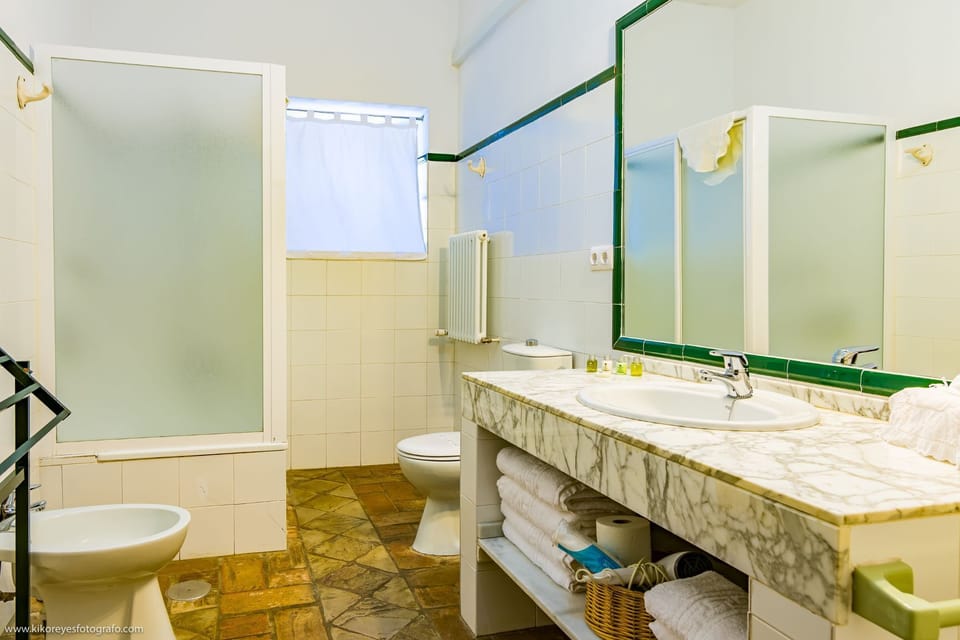 Free toiletries, hair dryer, towels, soap