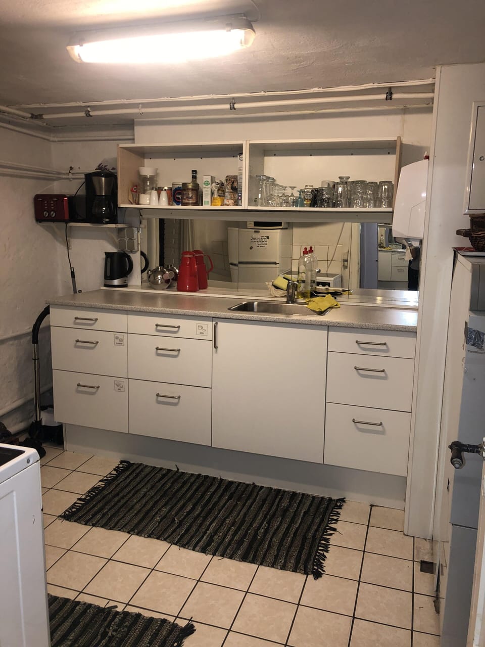 Family Apartment, 2 Bedrooms, Fireplace | Private kitchen | Full-size fridge, microwave, oven, stovetop