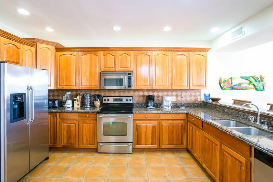 Modern kitchen with a breakfast bar for added space