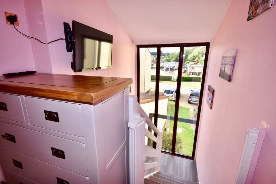 Stairwell with feature window