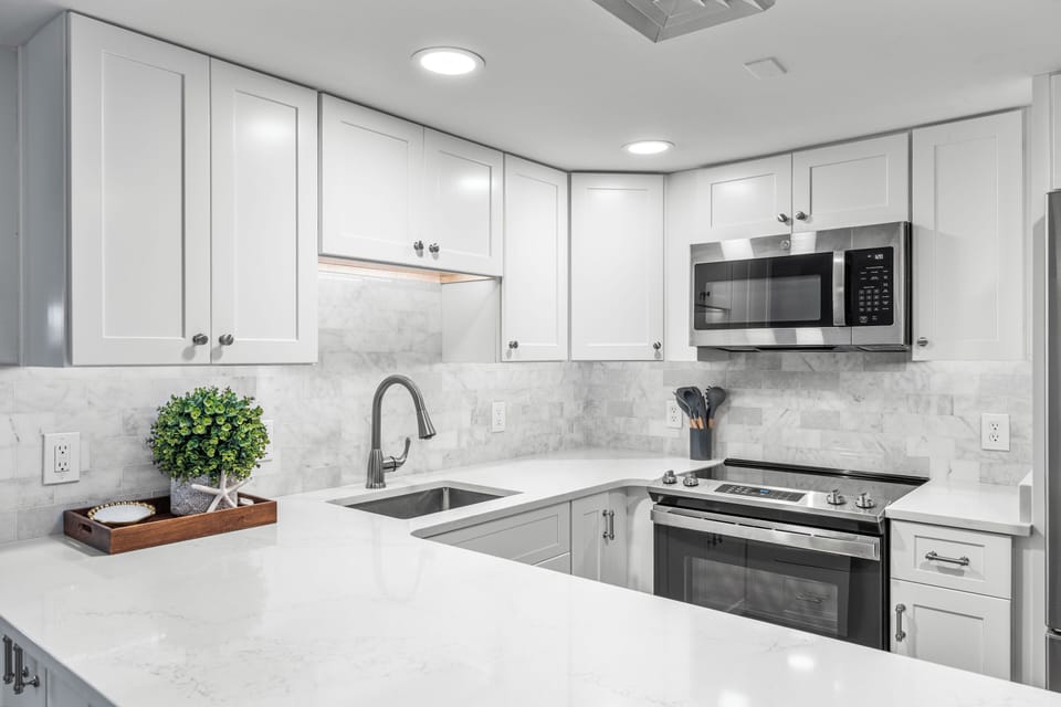 Chef-ready kitchen with everything you need for your stay.