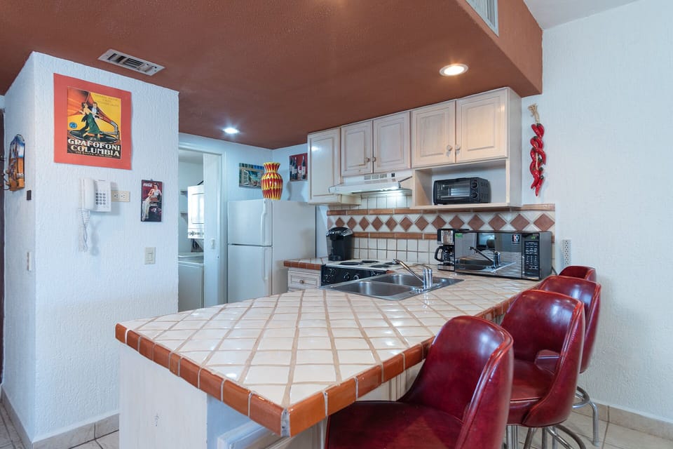 The kitchen.