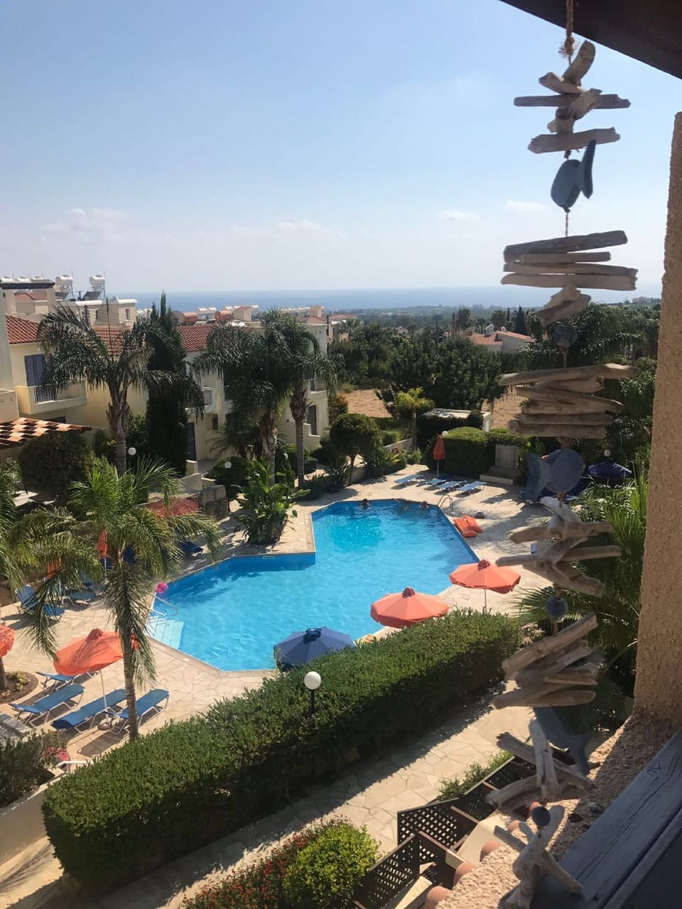 pool from roof terrace