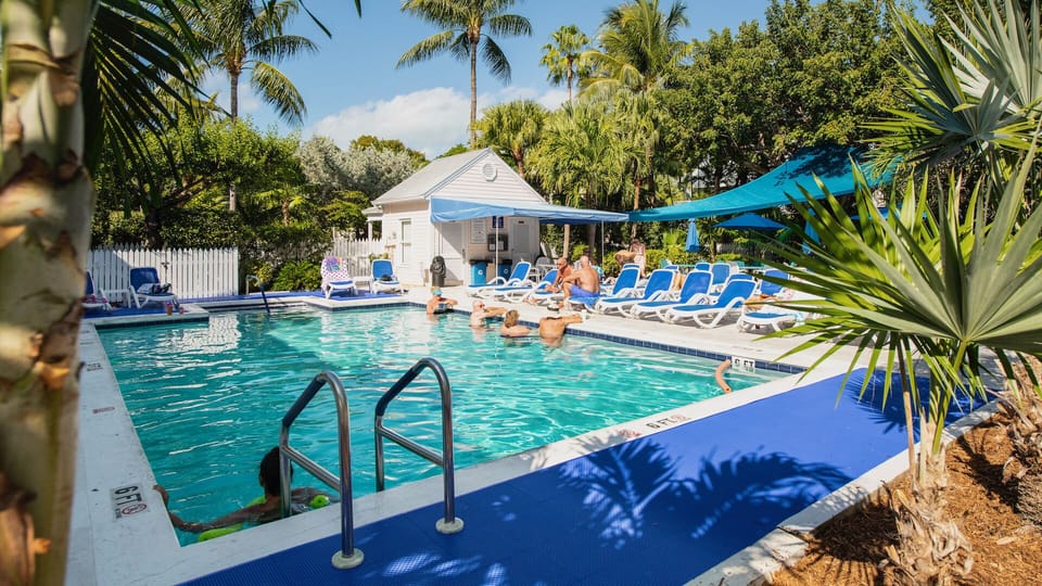 You'll have access to the Community Pool, with plenty of chaise lounges and seating...