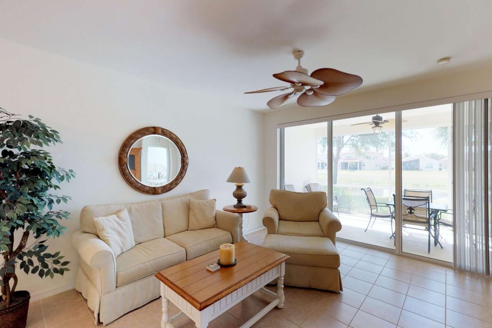 Large, comfortable furnishings provide the perfect place for you to relax.