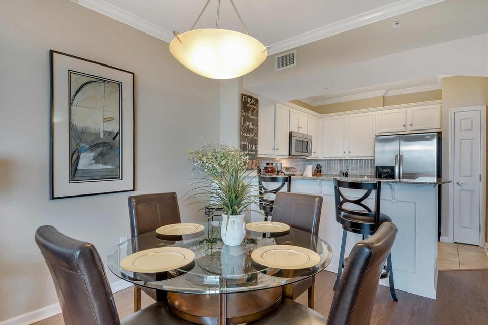 Formal dining table for 4