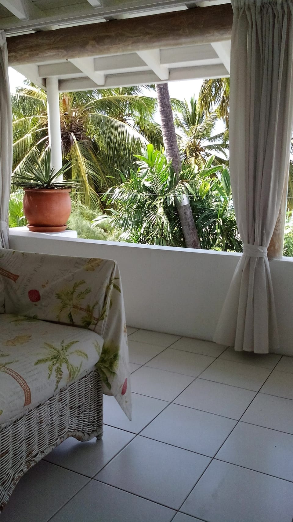 Open patio wonderful view