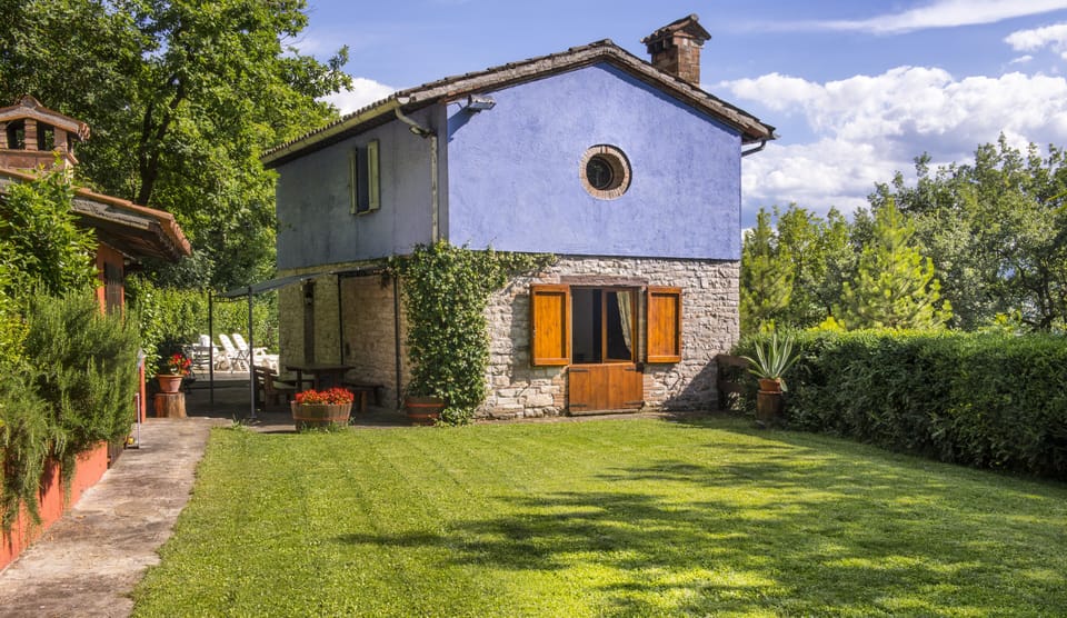 Originally a country church, now a unique private villa in Italy