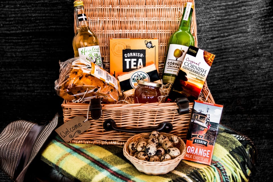 Welcoming Cornish Hamper. 
