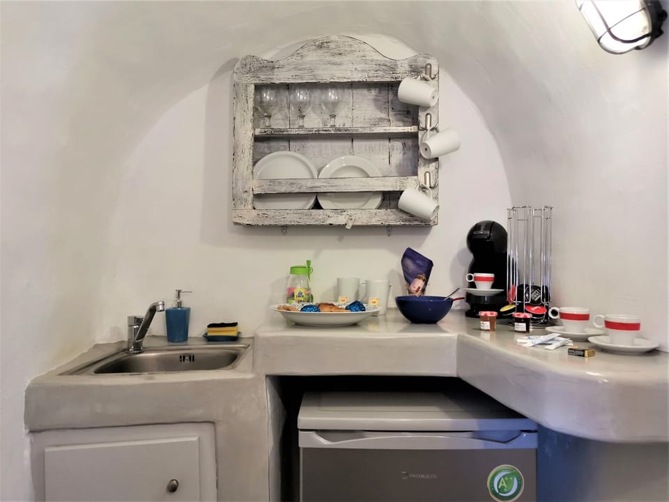 Villa 2 bedroom outdoor jetted tub Caldera View | Private kitchenette | Full-size fridge, microwave, stovetop, espresso maker