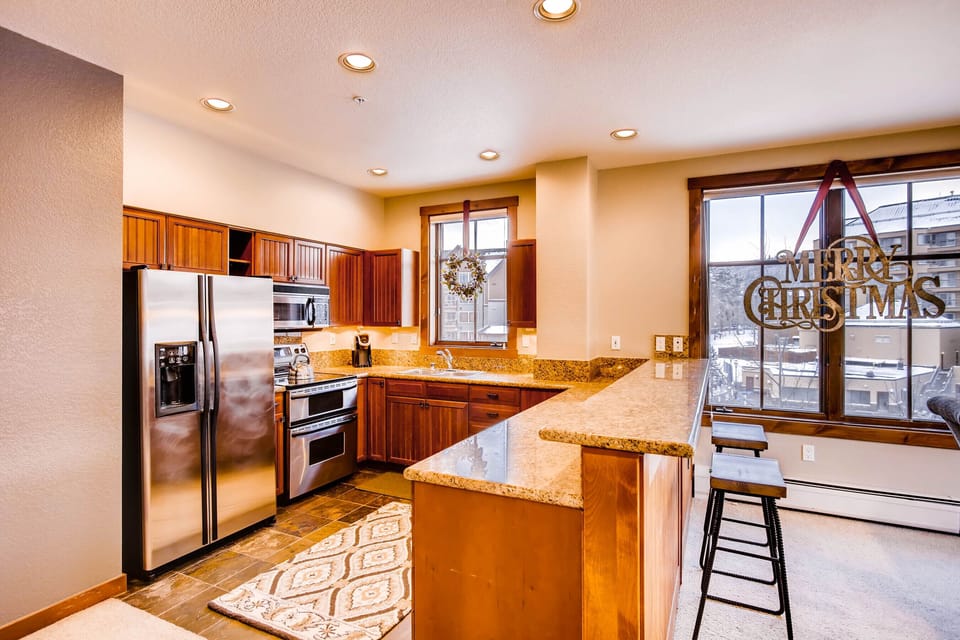 Kitchen -Spacious & Complete with everything you'll need to feed a hungry family
