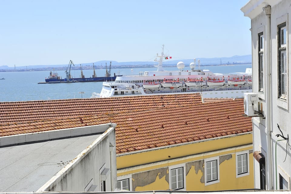 Watch the boats passing by