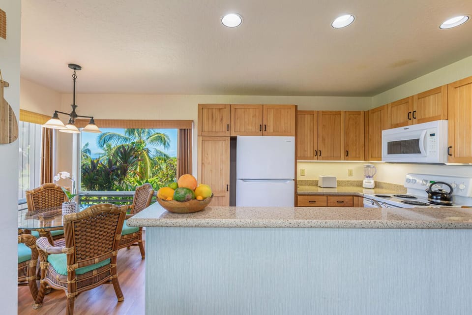 Kitchen and dining area