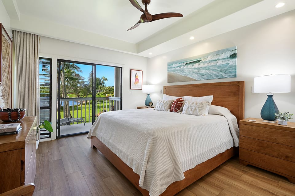 Master bedroom with King bed