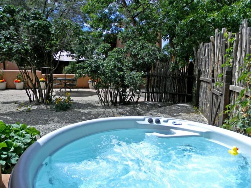 Private hot tub