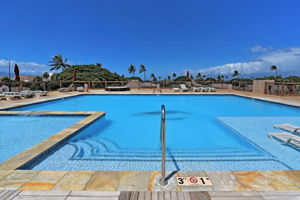 Whale Pool - One of 3 pools. Main Whale Pool with shallow end.