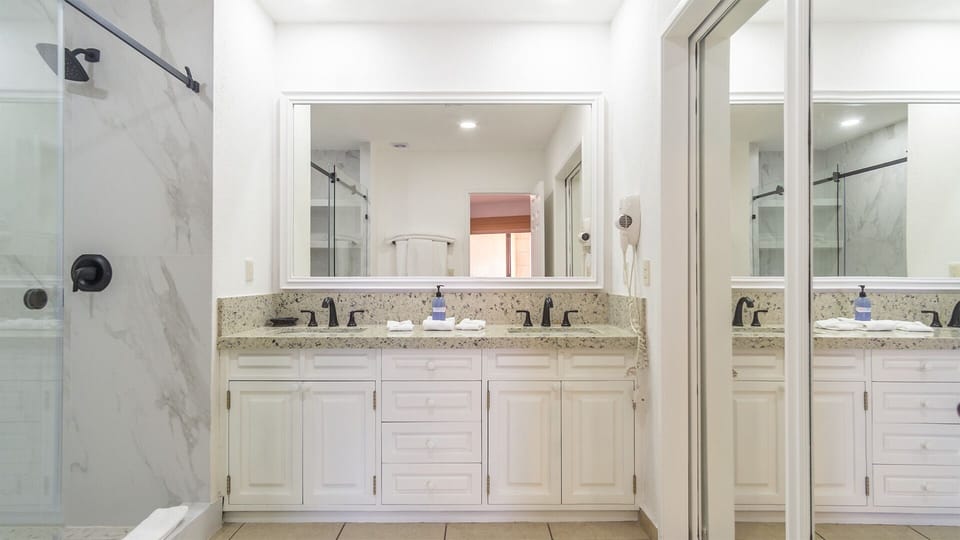 Fully renovated master bathroom