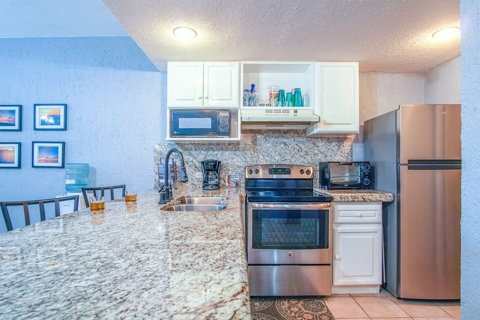 The kitchen and its appliances