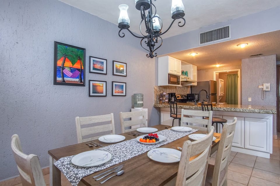 Dining table for six