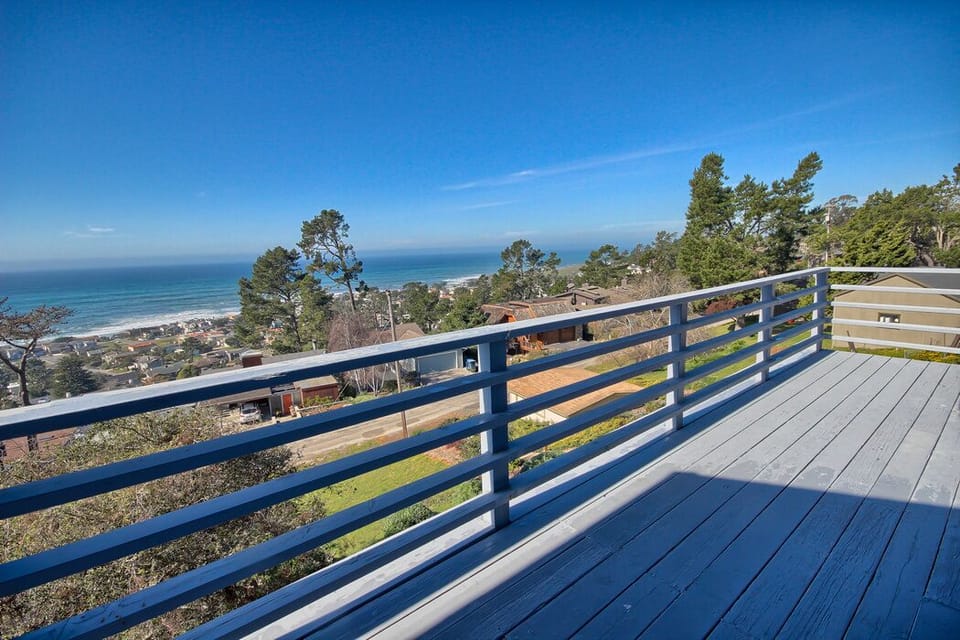 ocean views from deck