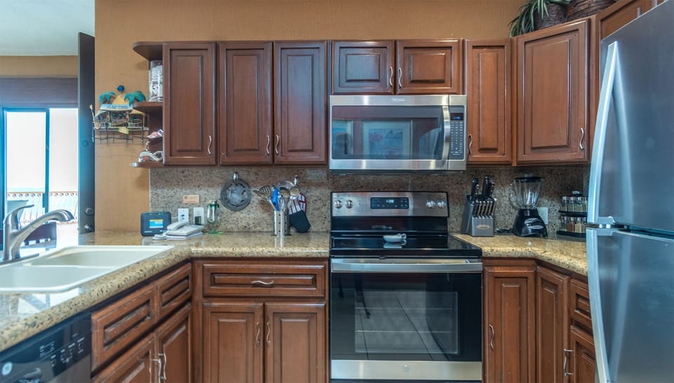 The kitchen.