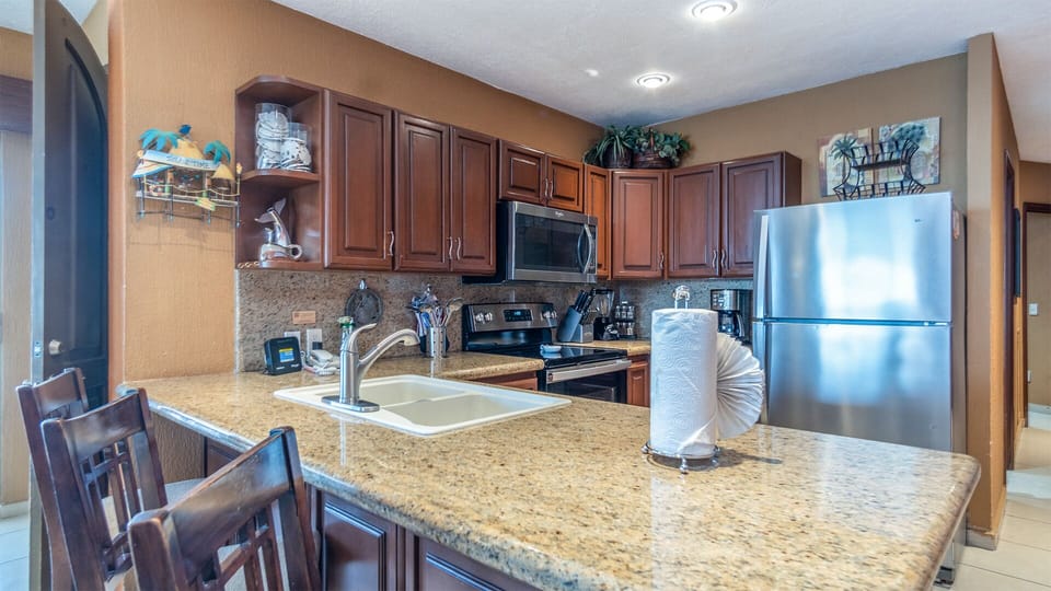 The kitchen.