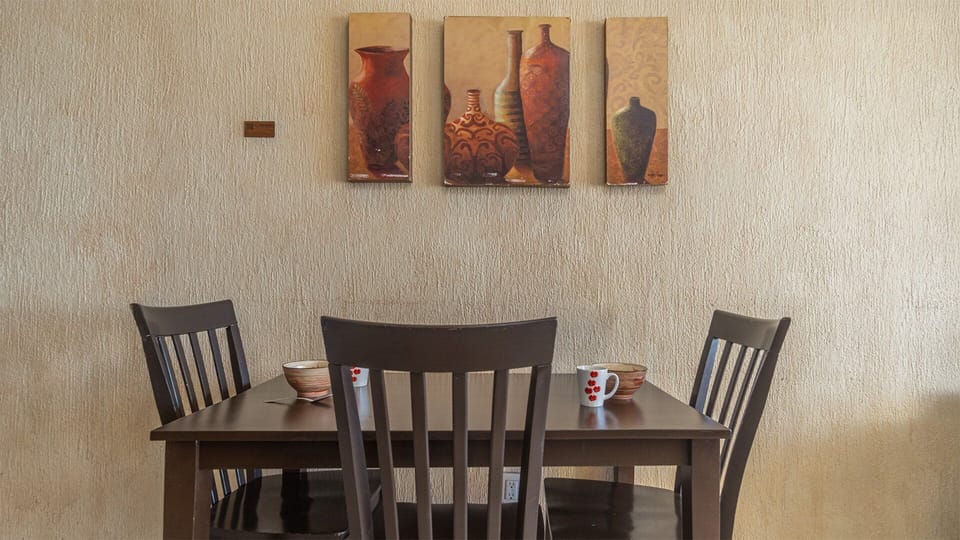 Table for three.
