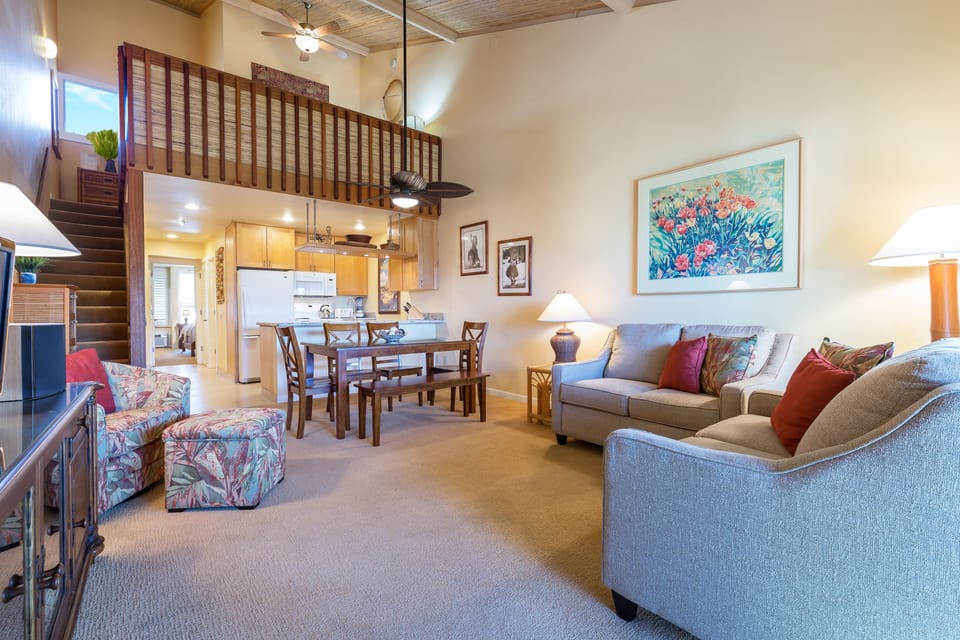 Open Floor Plan With Loft
