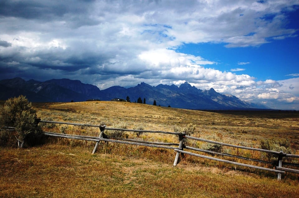 View of Grand Teton From House