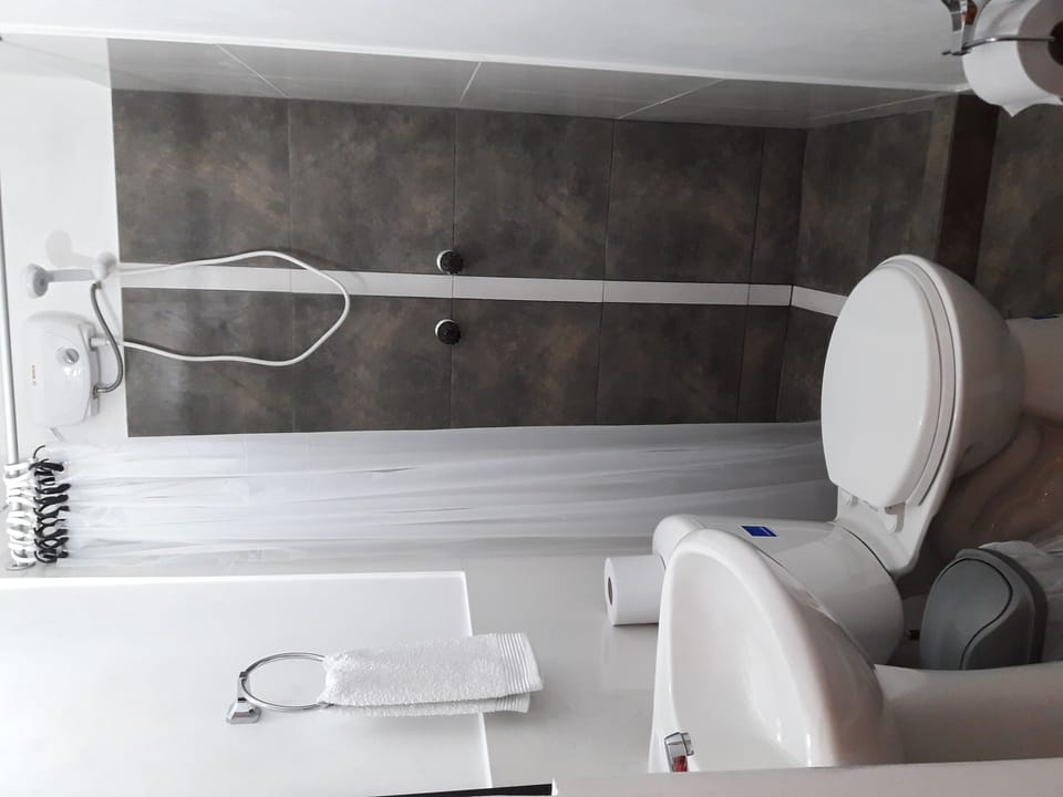 Deluxe Double or Twin Room, 1 Bedroom, Ensuite, Courtyard Area | Bathroom | Combined shower/tub, free toiletries, towels, shampoo