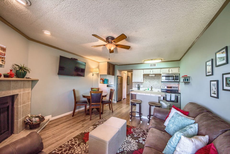 Living Room with sofa sleeper.