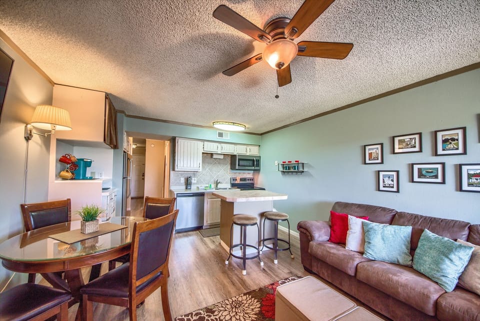 Living Room with sofa sleeper.