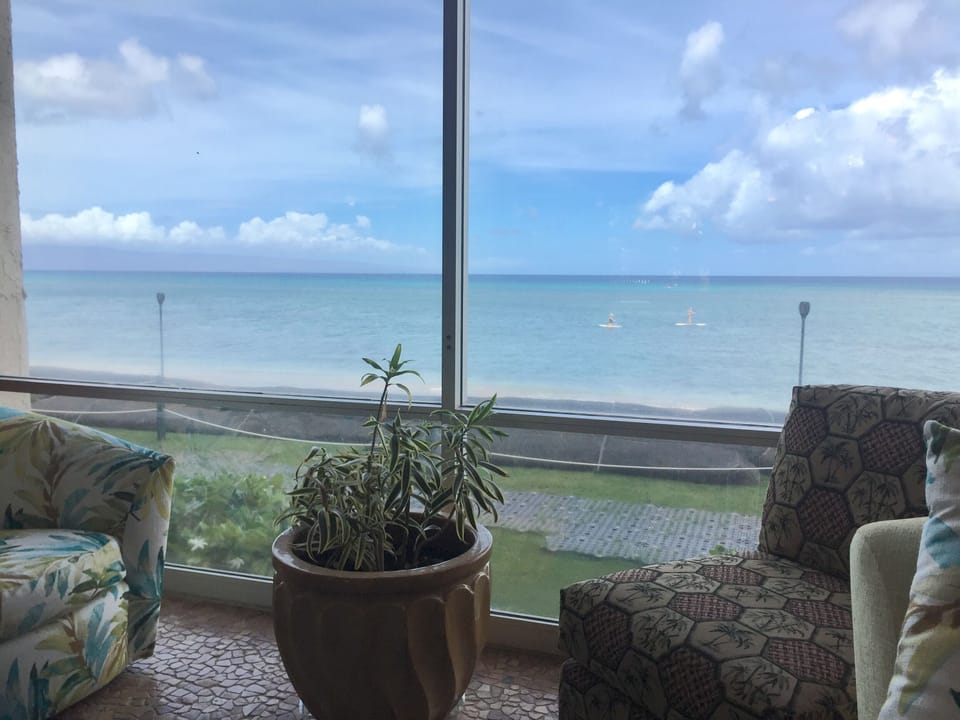 View of Ocean from front lobby