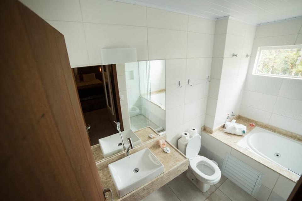 Room, Hot Tub | Bathroom | Hair dryer, bathrobes, towels, soap
