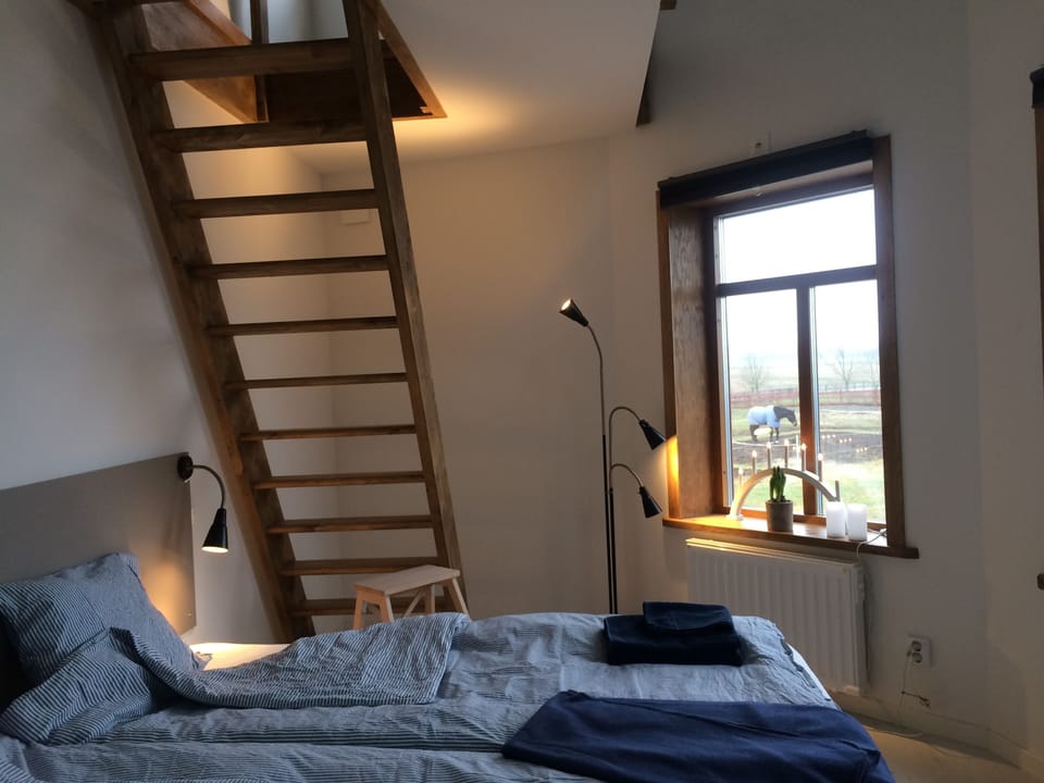 Flyingehus Tornrum | Blackout drapes, iron/ironing board, free WiFi, bed sheets