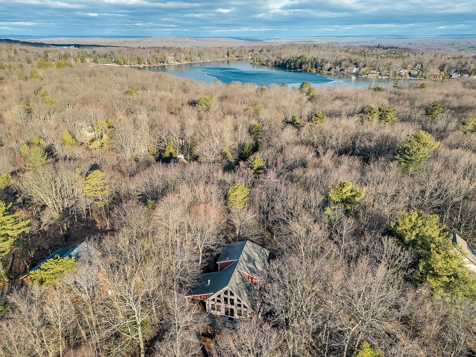 Red Rock is a Short Distance from Lake Harmony.