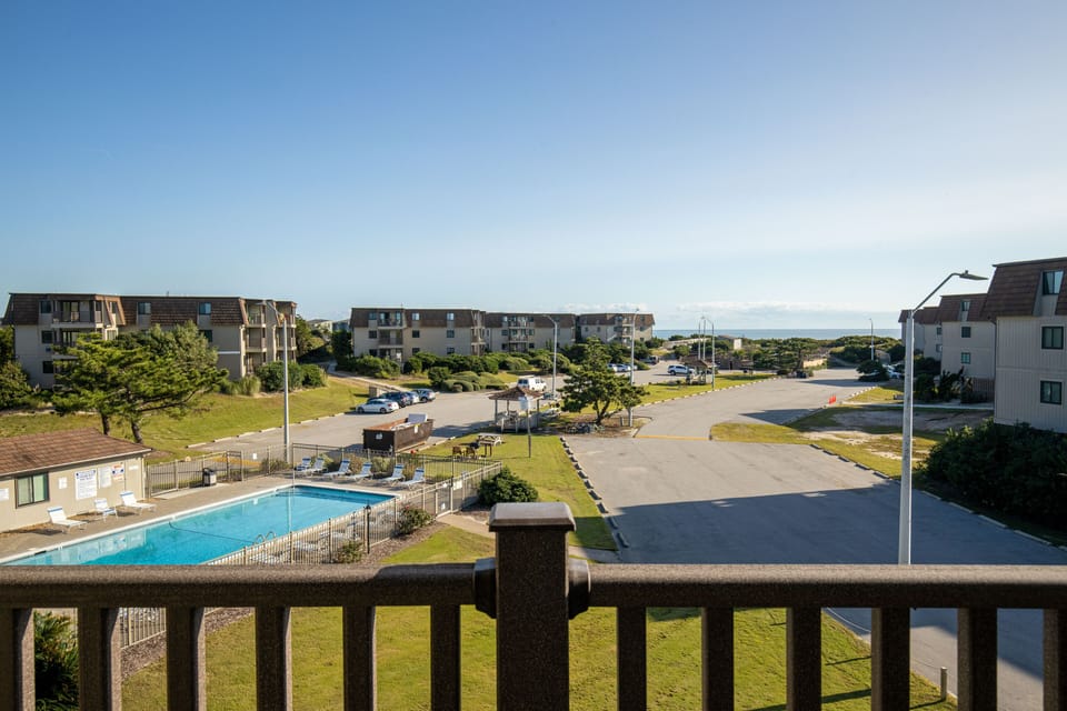 Pool view from Deck